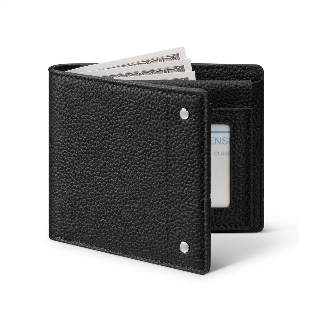 Billetera Tradicional Anti clonación de Cuero Genuino (Varios Colores)