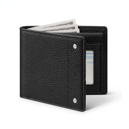 Billetera Tradicional Anti clonación de Cuero Genuino (Varios Colores)