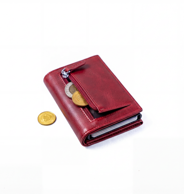 Billetera/ Tarjetero Noble (ROJO)