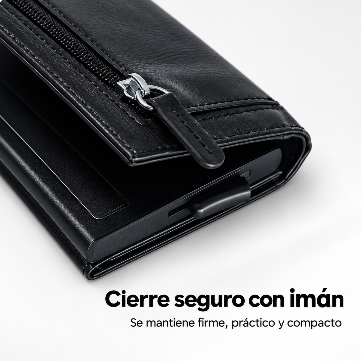 Billetera/ Tarjetero Deluxe - Negro