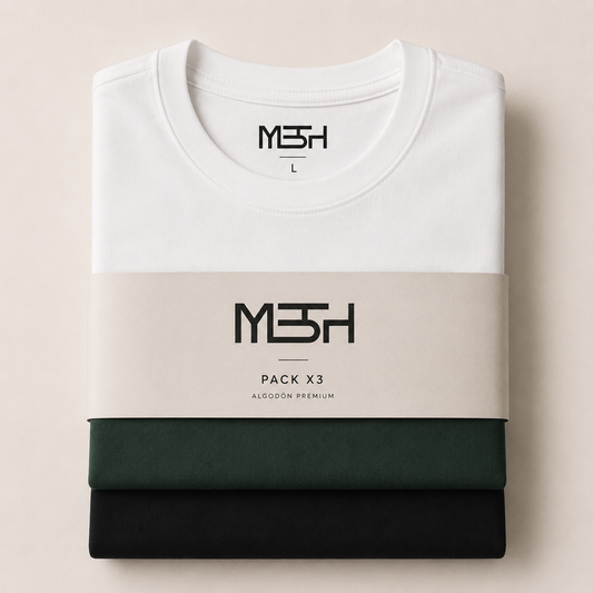 Pack x 3 Remeras Esenciales SR