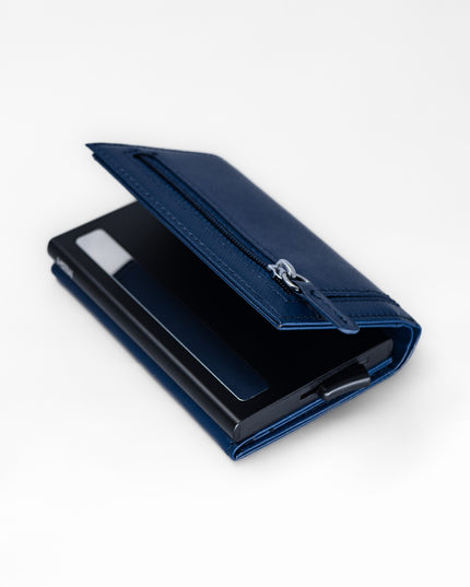 Billetera/ Tarjetero Deluxe - Azul