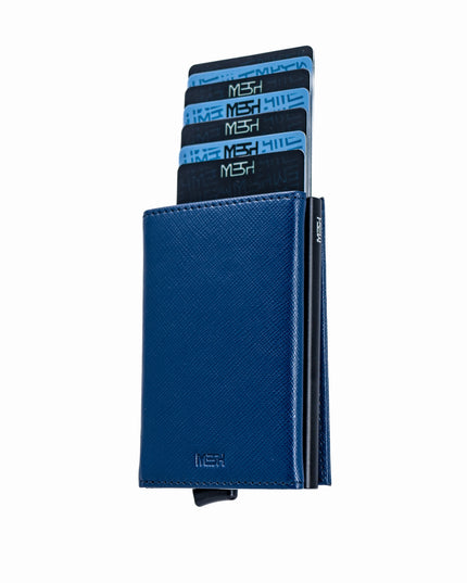 Billetera/ Tarjetero Deluxe - Azul