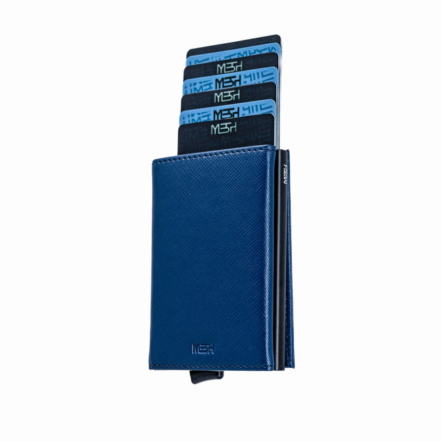 Billetera/ Tarjetero Deluxe - Azul