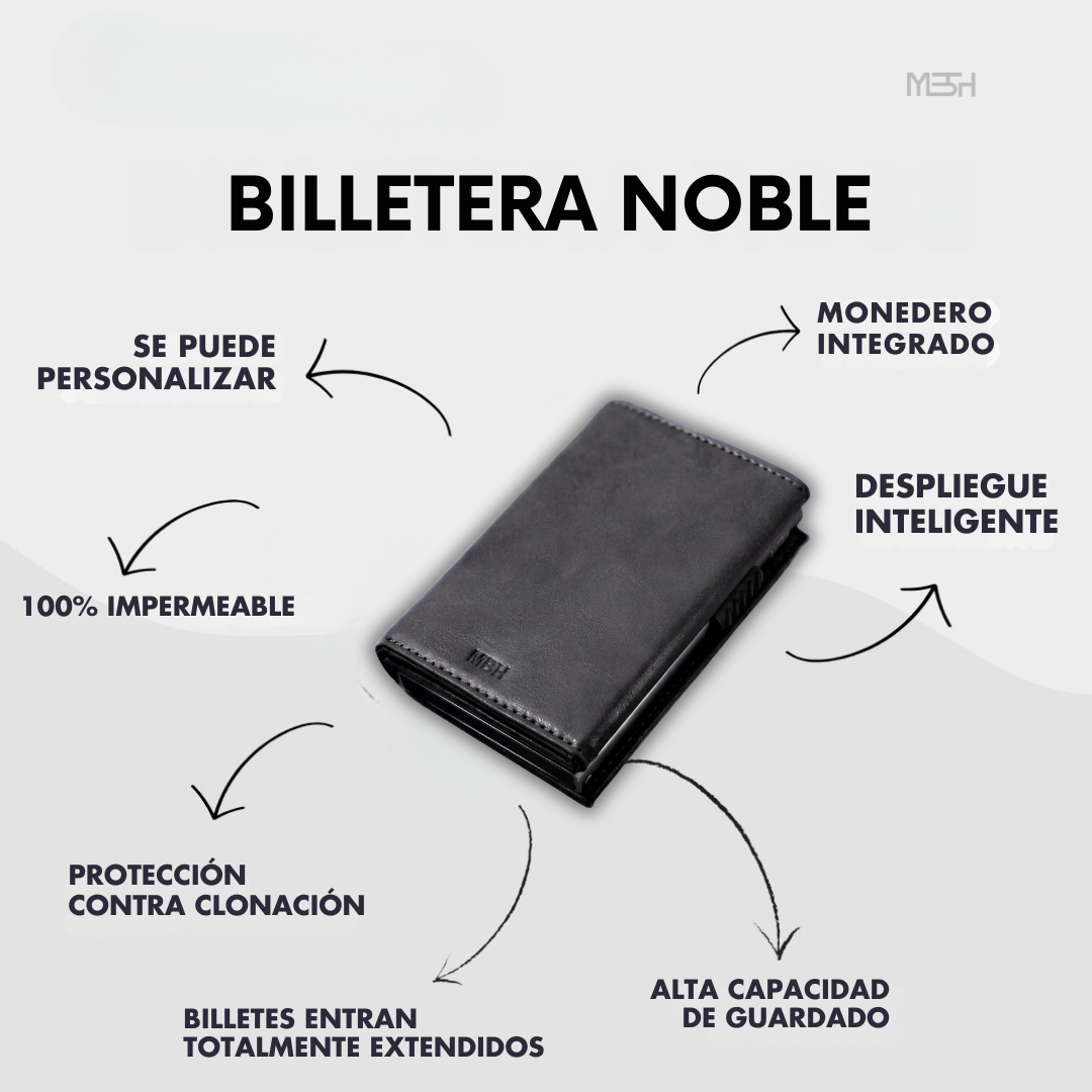 Billetera/ Tarjetero Noble (NEGRO)