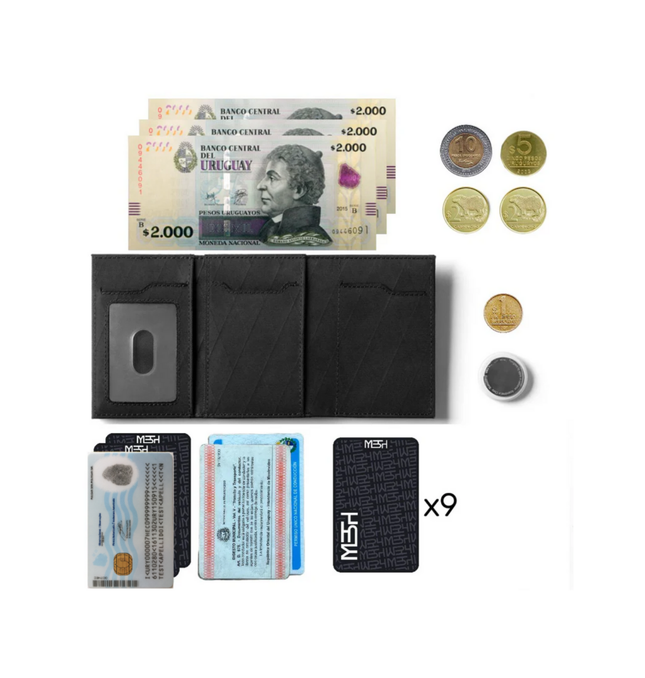 Billetera Tarjetero Waterproof Modelo Sport (Rombos)