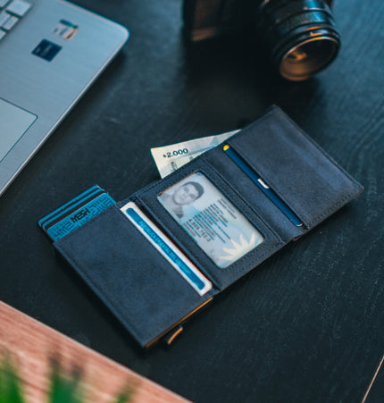 Billetera Tarjetero Noble - Azul