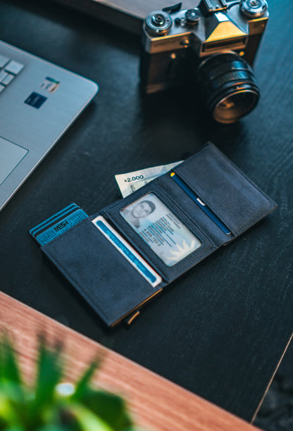 Billetera Tarjetero Noble - Azul