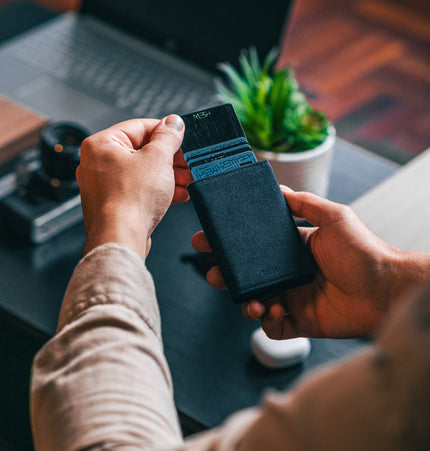 Billetera Tarjetero Noble - Azul